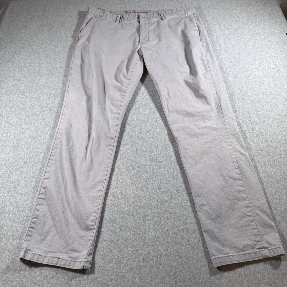 Weatherproof Vintage Mens Jeans‎ Light Gray 36x32